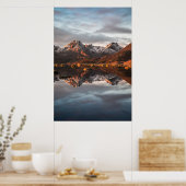 Landschapsfotografie in het noordgebergte poster (Keuken)