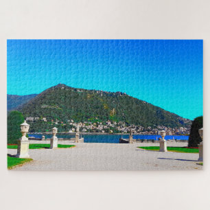 Landschapsgebergte Como Italië Legpuzzel