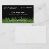 landschapsgroen gras visitekaartje (Voorkant / Achterkant)