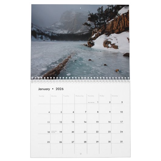 Landschapskalender 2012 kalender (Jan 2026)