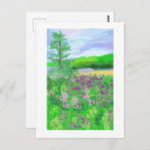 Landschapskunst bij gieterland briefkaart (Voorkant / Achterkant)