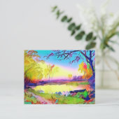 Landschapskunst Briefkaart (Staand voorkant)