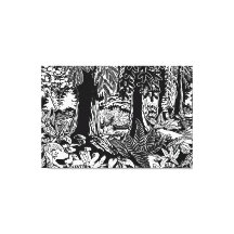 Landschapskunst Print B & W Art Canvas Afdrukken