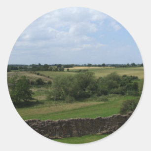 Landschapsletters Ronde Sticker