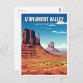 Landschapsmonument Valley Navajo Nation Souvenir Briefkaart (Voorkant / Achterkant)