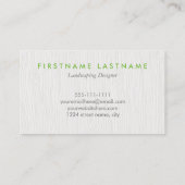 Landschapsontwerp & Design Modern Visitekaartje (Achterkant)