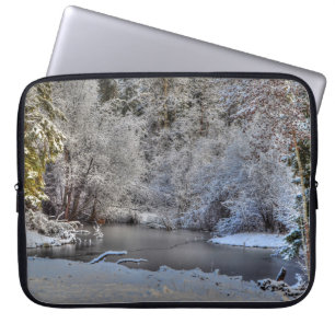 Landschapsontwerp van de Natuur Cariboo Laptop Sleeve