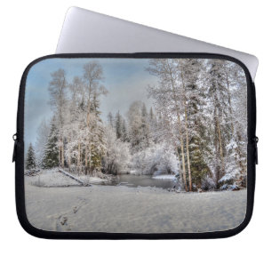 Landschapsontwerp van de Natuur Cariboo Laptop Sleeve