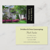 Landschapsontwerp Visitekaartje (Voorkant / Achterkant)