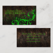 Landschapsontwerper groen en bruin Visitekaartje (Voorkant / Achterkant)