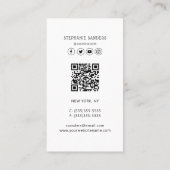 Landschapsontwerper Visitekaartje (Achterkant)