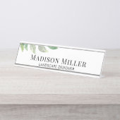 landschapsontwerper Waterverf Medewerker Bureau Naambordje (Voorkant)