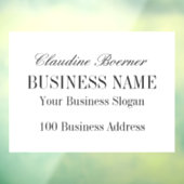 Landschapsraam Sticker Hecht Zakelijk Thuis (Vel 3)