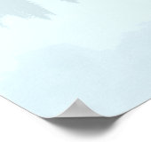 Landschapsreflectie Groen Poster (Hoek)