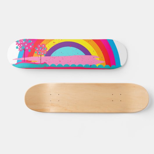 Landschapsregenboog Skateboard (Horizontaal)