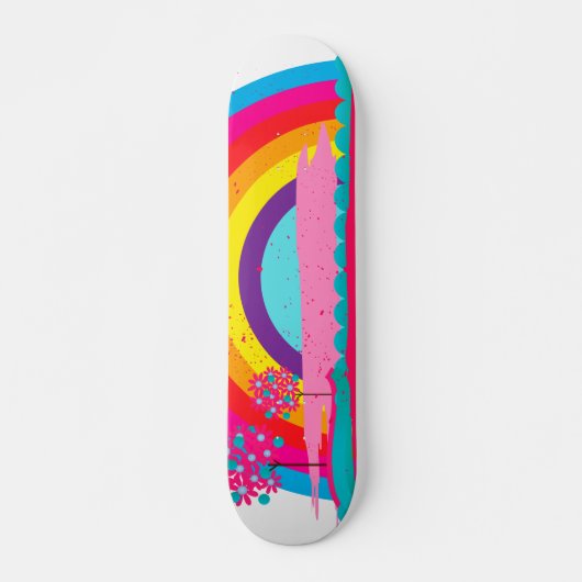 Landschapsregenboog Skateboard (Voorkant)