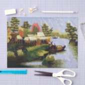 Landschapsscène Cadeaupagina/ontkoppeling Tissuepapier (Craft)