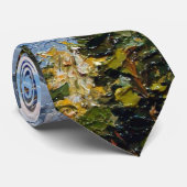 Landschapsschilder van het bergmeer stropdas (Opgerold)