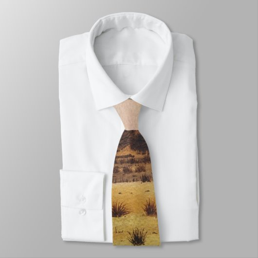 landschapsschilderij in herfstkleuren stropdas (Gebonden)