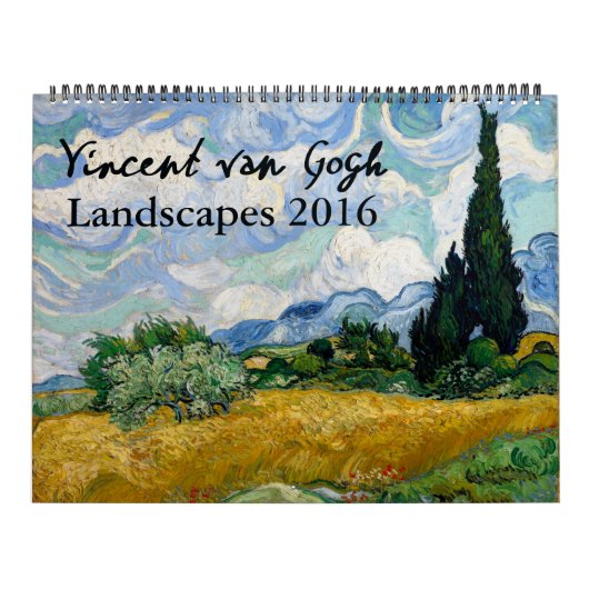 Landschapsschildering van Van Gogh Kalender (Hoes)