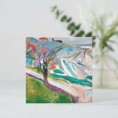 Landschapsschilderkunst Edward Munch Kaart (Staand voorkant)