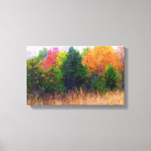Landschapsschilderroyalty vrij Zazzle_Growshop. Canvas Afdruk