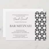 Landschapster patroon Bar Mitswa uitnodiging (Voorkant / Achterkant)
