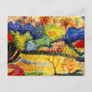 Landschapsuitnodigingen van Gauguin Tahitian Kaart