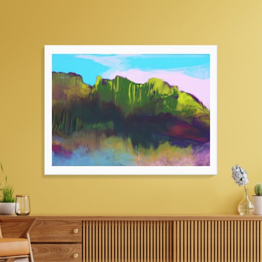 Landschapsverf Canvas Afdruk (Insitu (Woonkamer))