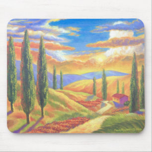 Landschapsverf in Toscane - Meervoudig Muismat