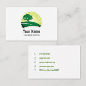 landschapsverzorging visitekaartje (Voorkant / Achterkant)