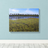 Landschapswater Canvas Afdruk (Insitu (Houten vloer))