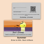 Landschapswedstrijd uitnodiging Aangepaste QR + Co Visitekaartje