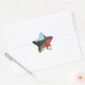 Landschuur Ster Sticker (Envelop)