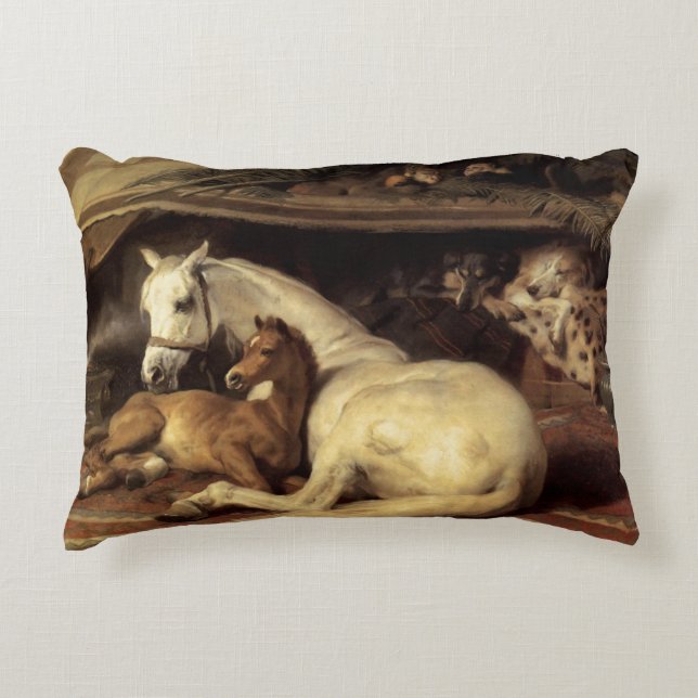 Landseer de Arab Tent Accent Kussen (Voorkant)
