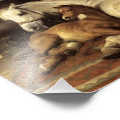 Landseer de Arab Tent Foto Afdruk (Hoek)