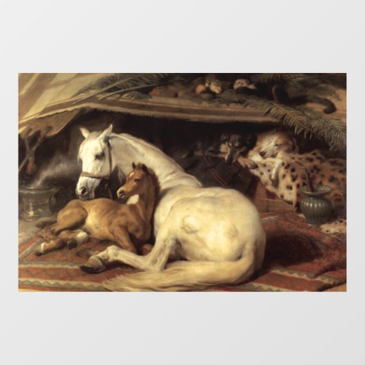 Landseer de Arab Tent Raamsticker (Vel)