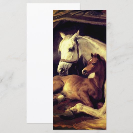 Landseer Horses Card (Voorkant / Achterkant)