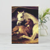 Landseer Horses Kaart (Staand voorkant)