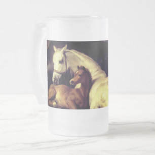 Landseer Horses Matglas Bierpul