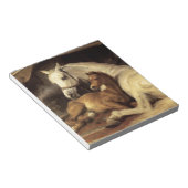 Landseer Horses Notitieblok (Schuin)