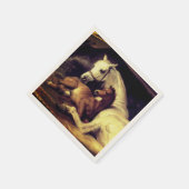Landseer Horses Servet (Hoek)