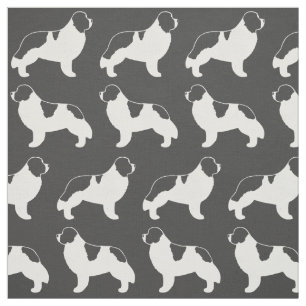 Landseer Newfoundland Dogs Patterned Stof
