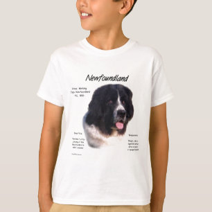 Landseer Newfoundland Geschiedenis; Ik hou van New T-shirt
