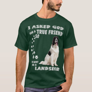 Landseer Newfoundland Gezegde mam Papa print Newfi T-shirt