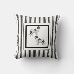 Landseer Newfoundland Sierkussen