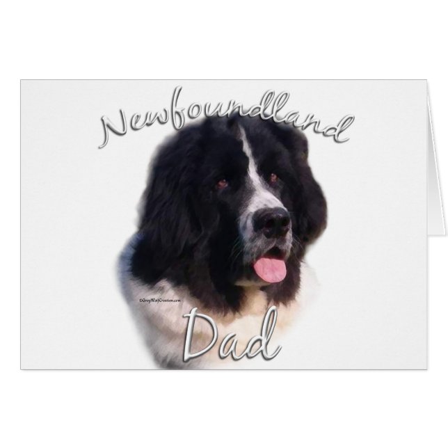 Landseer Terre-Neuve Papa 2, Newfie Papa, Newf Pap (Devant horizontal)
