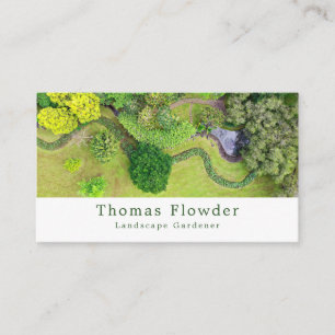 Landspoedtuin, tuinbouwer, tuinbouwer visitekaartje