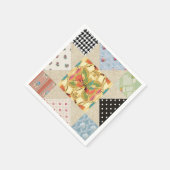 landstijl Evening Star Quilt Pattern Servetten (Hoek)