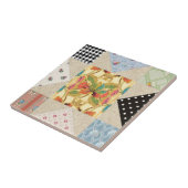 landstijl Evening Star Quilt Pattern Tegeltje (Zijkant)